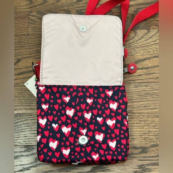 KIPLING Heart Festival El Dorado Crossbody Bag NWT - Picture 5 of 8
